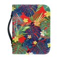 thumbnail image 1 of HELLHERO Tropical Floral Print Church Bible Bag for Women, Protective Bible Covers with Portable for Prayer Christian Prayer Outdoor, 1 of 12