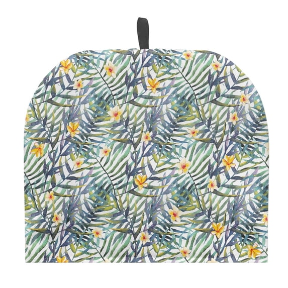HELLHERO Tropical Leaf Pattern Coffee Pot Cloth Covers, Keep Warm for Hotel