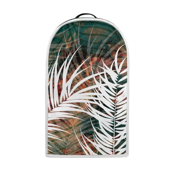 HELLHERO Tropical Leaf Print Machine Washable 15.94"H x 9.45"L x 7.28"W Kitchen Accessories Multifunctional Polyester Dust Cover