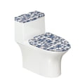 thumbnail image 1 of HELLHERO Tropical Palm Scene Toilet Lid Dust Cover Set & Toilet Lid Cover Set with Adjustable Polyester for Easy to Clean, Stretchy Fabric, 1 of 8