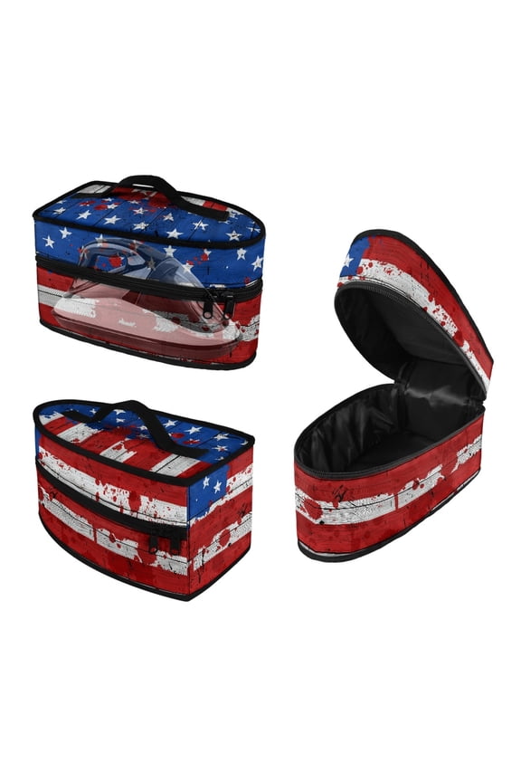 USA Flag Clothes Iron Storage Case Polyester Dustproof Most Iron, Bag Only