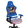 thumbnail image 1 of HELLHERO USA Flag Pattern Gaming Chair Cover with Armrest Covers for Home Office Bedroom, Non Slip Stretchable Spandex Gaming Chair Covers, 1 of 10