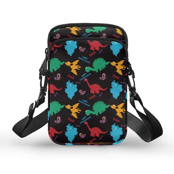 HELLHERO Underarm Shoulder Bag Polyester Double Layer Ladybug Heart Pattern for Travel Daily Use Unisex