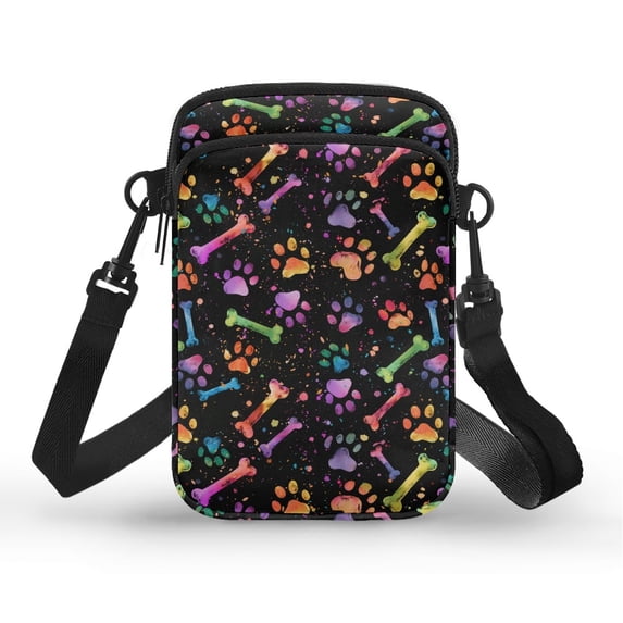 HELLHERO Underarm Shoulder Bag Spider Web Purple 4.33x1.97x7.09 Double-layer Adult for Daily Commute or Casual Outings Leakproof