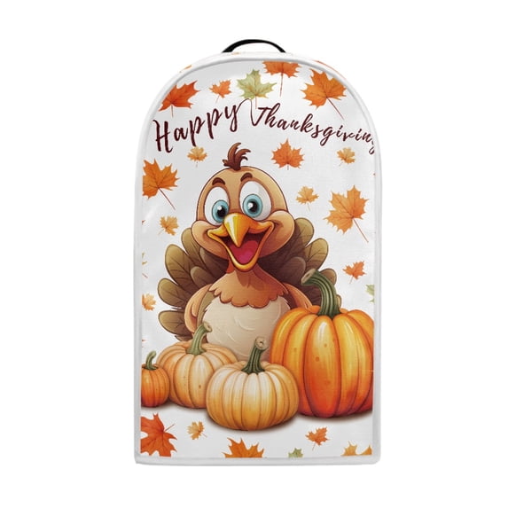 HELLHERO Univesal Blender Covers with Coffee Maker Protection Polyester Blender Cover Happy Thanksgiving Fall Leaves