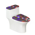 thumbnail image 1 of HELLHERO Vibrant Floral Leaves Toilet Tank Lid Cover Protector for Bathroom Decor Decorative Stretchable Fabric, 1 of 6