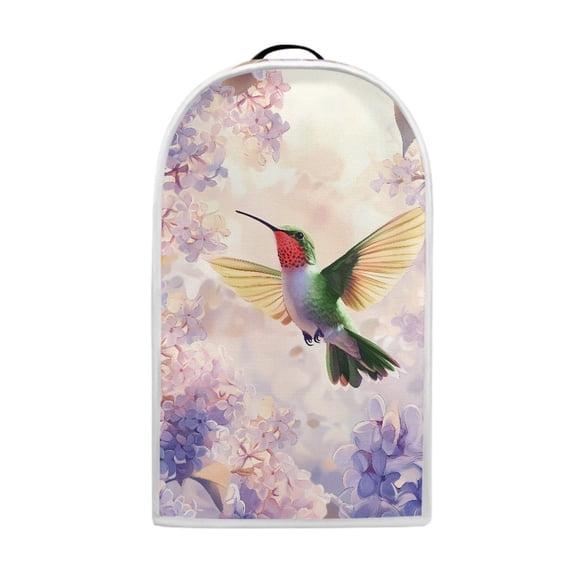 HELLHERO Vibrant Hummingbird and Hydrangea Floral Mixer Blender Cover with Handle Multifunctional Polyester