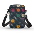 thumbnail image 1 of HELLHERO Vinyl Record Stack Adjustable Shoulder Strap Crossbody Bag 4.33"x1.97"x7.09" for Unisex Polyester, 1 of 7