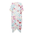 thumbnail image 1 of HELLHERO Watercolor Colorful Leopard Print Kimono - Lightweight Breathable Beach Cover Up | Flowy Loose Fit for Summer Vacation, Pool & Resort, 1 of 6