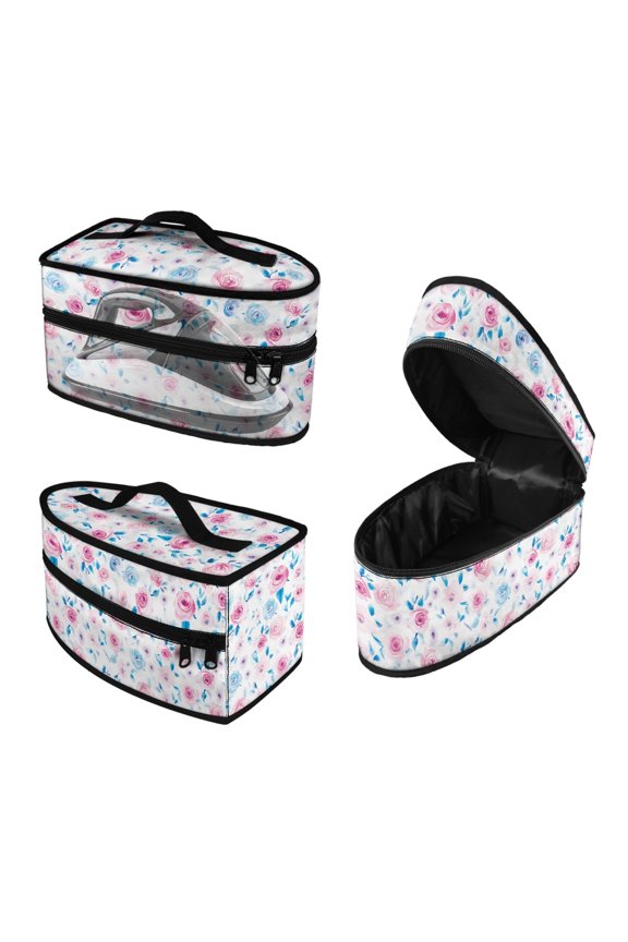 Watercolour Roses Portable Iron Storage Bag Universal for Most Iron Compatible with Most Iron St.Patrick's Day, Case Only