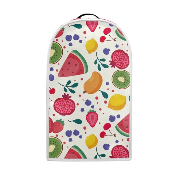 HELLHERO Watermelon and Kiwi Pattern Multifunctional Coffee Machine Dust Cover with Waterproof Handle Protects Against Scratches Home Kitchen Indoor
