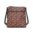 thumbnail image 1 of HELLHERO Waterproof Single Shoulder Crossbody Purse for Travel Work Daily Use, Water Resistant Durable PU Leather Crossbody Bag, Cartoon Apple Print, 1 of 7