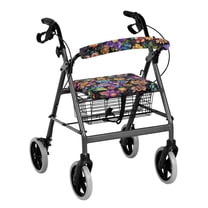 HELLHERO Waterproof Walker Seat Covers Seat & Backrest Cover Set Quick Installation Neighborhoods Easy to Install for Home