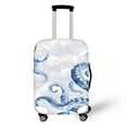 thumbnail image 1 of HELLHERO Wave Tentacle Print Travel Luggage Suitcase Cover, Polyester Ammonia Bottom Zipper Luggage Cover Convenient Handle Access Suitcase Protective Case, 1 of 8