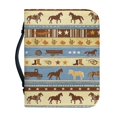 thumbnail image 1 of HELLHERO Western Horse Bible Case for Men, Portable Bible Covers with Large Capacity for Church Bible Study Prayer Study, 1 of 12
