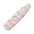 thumbnail image 1 of HELLHERO White Hearts Pattern Ironing Board Cover Ironing Board Protector with Resist Scorching and Staining Suitable for Steam Irons for 15 x 54 inch, 1 of 6