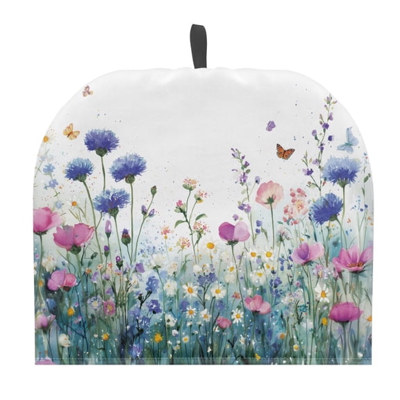 HELLHERO Wildflower Meadow Teapot Dust Cover Keep Warm Easy to Clean Portable for Friend