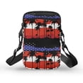 thumbnail image 1 of HELLHERO Women Messenger Bag Palm Tree Pattern Unique Gift Polyester Adjustable Strap Adult 4.33x1.97x7.09 Outdoor Daily Use, 1 of 7