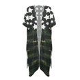 thumbnail image 1 of HELLHERO Women's Star & Camo Print Kimono Cover Up - Lightweight Breathable Long Beach Cardigan for Summer Vacation Pool & Resort, 1 of 6