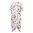 thumbnail image 1 of HELLHERO Women's Watercolor Mermaid Kimono Cover-Up - Lightweight Breathable Beachwear for Summer Vacation, Pool & Resort - Loose Flowy Bikini Cover Up, 1 of 6
