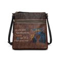 thumbnail image 1 of HELLHERO Womens Printed Crossbody Bag with Butterfly Women Art, PU Leather Waterproof Sling Purse with Adjustable Strap for Daily Travel Work, 1 of 7