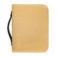 thumbnail image 1 of HELLHERO Yellow Church Bible Bag with Zipper Handle Bible Covers for Outdoor, PU Leather Bible Case for Christian Prayer, 1 of 12