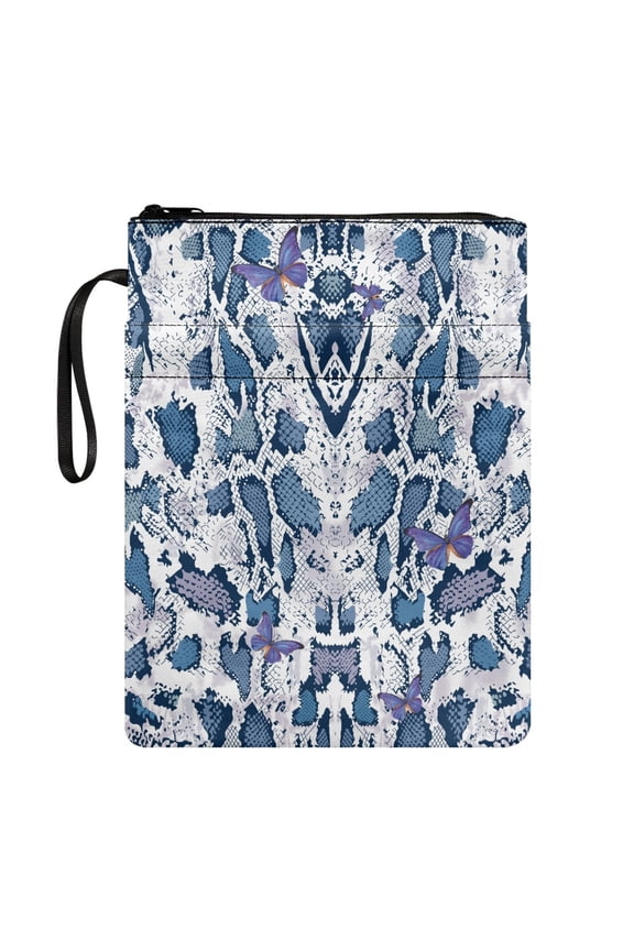 Zipper Bag Vintage Church Bible Bag with Waterproof Polyester Fabric Bible Book Carrying Bag Lightweight for Textbooks Fater 11.4 Inch X 8.66 Inch