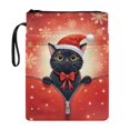 thumbnail image 1 of HELLHERO Zipper Bag with Book Protection Polyester Fabric Book Protector with Handle for Textbook Paperbacks Supplies Easy Carry Book Case Washable, 1 of 8