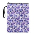 thumbnail image 1 of HELLHERO Zipper Pouch Book Organzier Holder Zipper Book Cover Carrying Case Decorative Design with Carrying Book Case 11.4 Inch X 8.66 Inch, Butterflies, 1 of 8