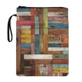 thumbnail image 1 of HELLHERO Zipper Pouch with Zipper Polyester Fabric Waterproof Storage & Portability for Textbooks Handle Books, Magazines, and Stationery, Butterfly and Sunflower Pattern, 1 of 8