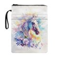 thumbnail image 1 of HELLHERO Zipper Pouch with Waterproof Polyester Fabric Notebook Wraps with Zipper for Stationery, Accessories Book Organzoer Holder, 1 of 8
