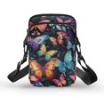 thumbnail image 1 of HELLHERO with Adjustable Strap Shoulder Bags, Polyester Crossbody Bags for Unisex, Butterflies, 1 of 7