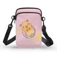 thumbnail image 1 of HELLHERO with Zipper Closed Polyester Crossbody Small Crossbody Bags Men, Women 4.33"x1.97"x7.09" Star-Moon-Bear, 1 of 7