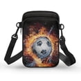 thumbnail image 1 of HELLHERO with Zipper Crossbody Sling Bag, Polyester Women Shoulder Bag for Adult, FlameWaterBall, 1 of 7
