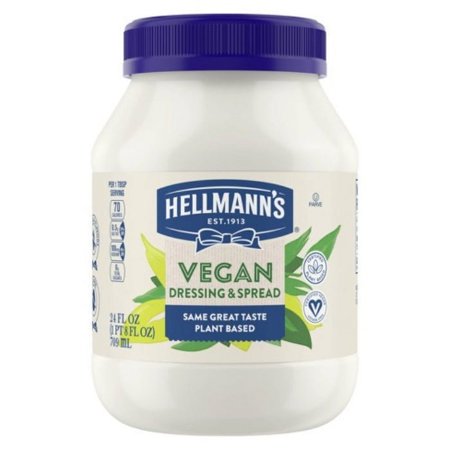 HELLMANNS MAYONNAISE VEGAN 24 OZ - Pack of 6
