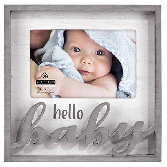 Malden 4x6 Hello Baby Laser Cut Frame