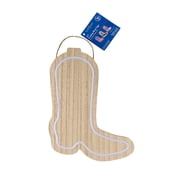 LED Wooden Boot Sign Paint Kit, Unfinished Wood Surface, Hello Hobby , 9.4 in. x 1.4 in. x 12.2 in.
