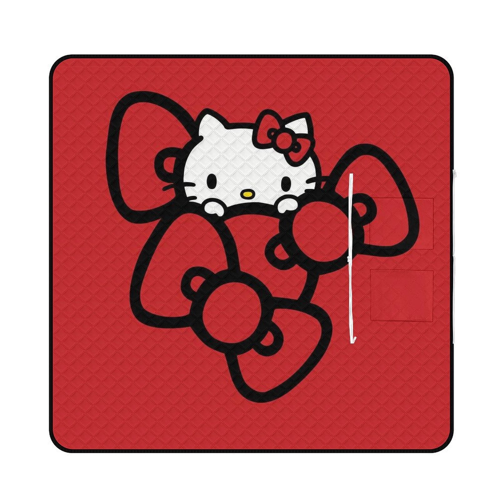 HELLO KITTY ANNIVERSARY Extra Large Picnic Outdoor Blanket,78 x 78