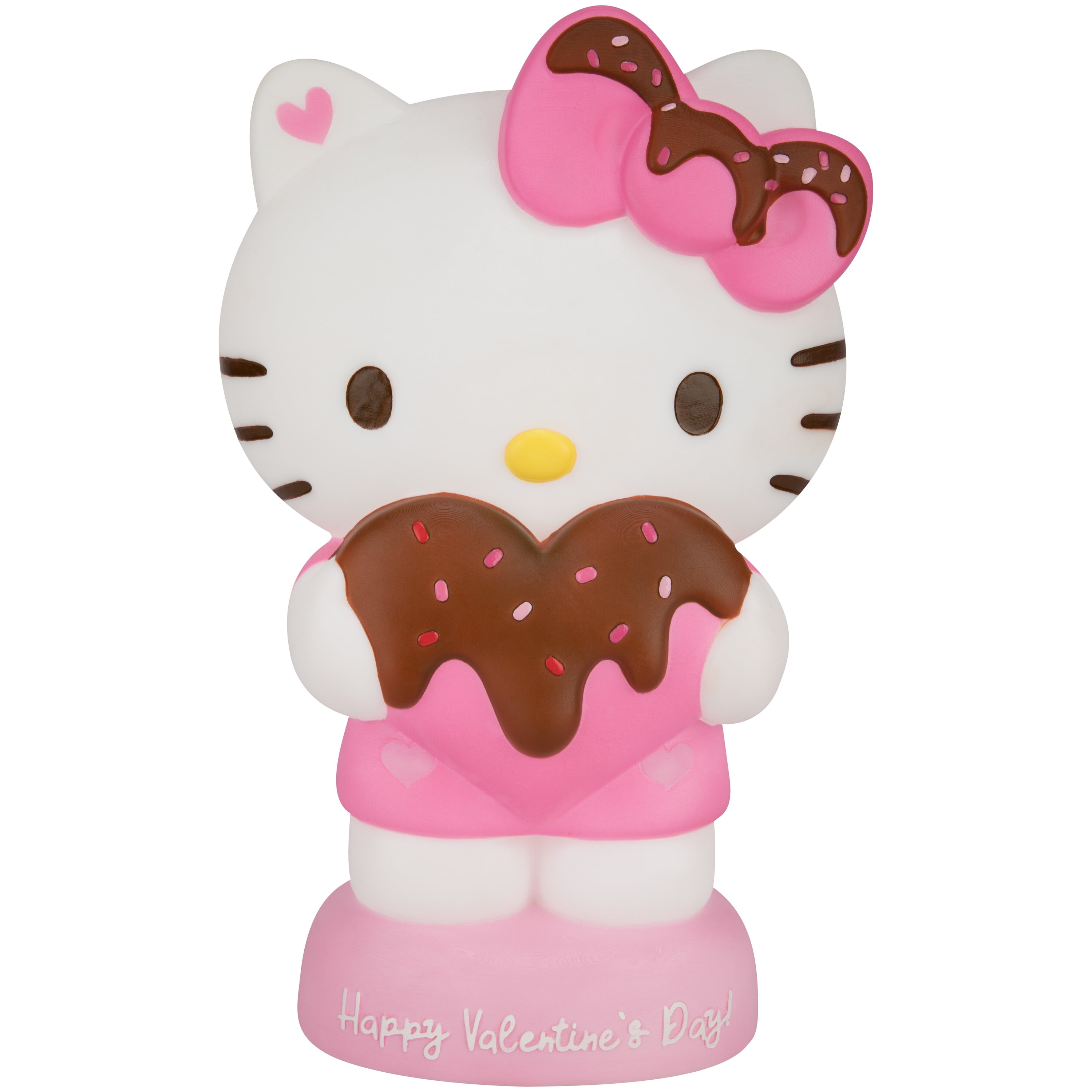 Valentine Lighted Blow Mold Outdoor Decor Hello Kitty Love Is