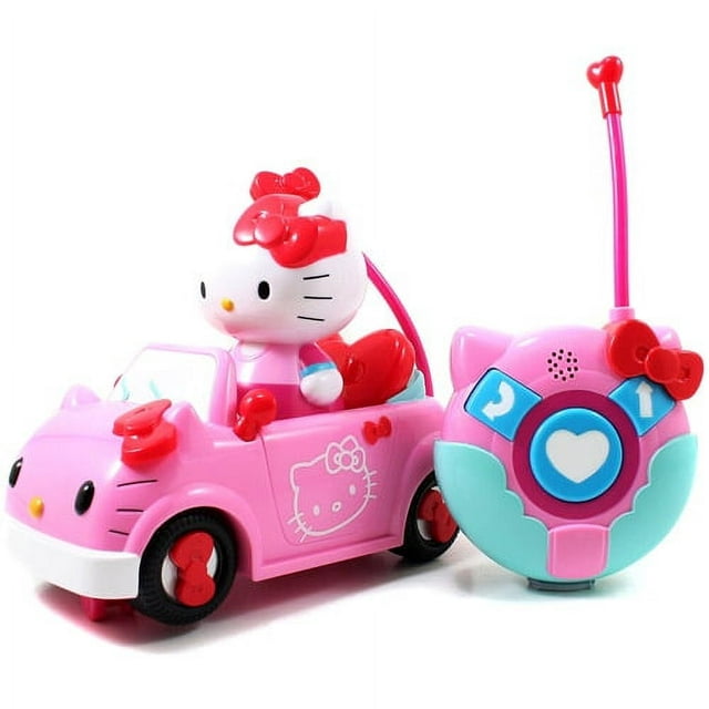 HELLO KITTY CONVERTIBLE REMOTE CONTROL VEHICLE BY JADA TOYS