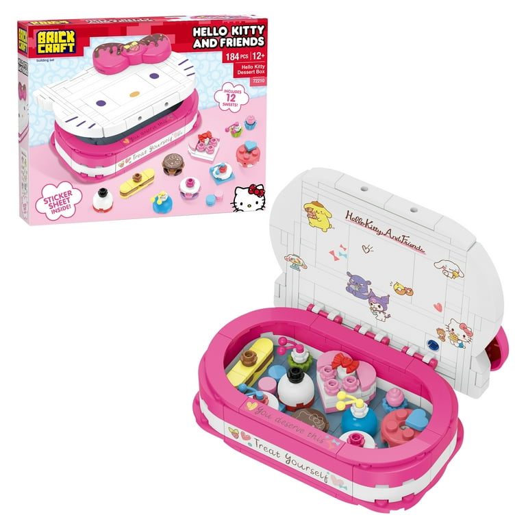 Brickcraft Hello Kitty Dessert Box Building Kit (184-Piece Set