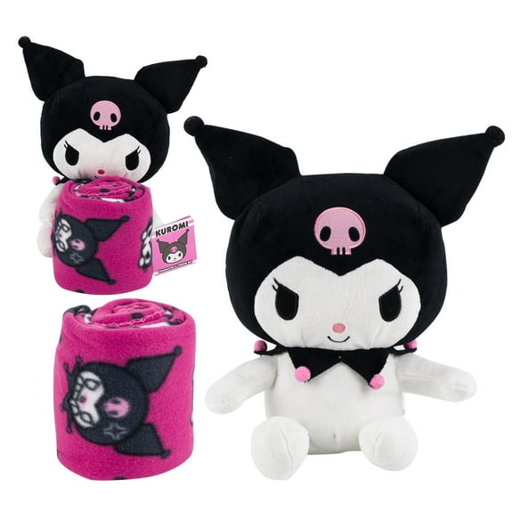 HELLO KITTY & FRIENDS KUROMI HUGGER & THROW SET - 2PCS