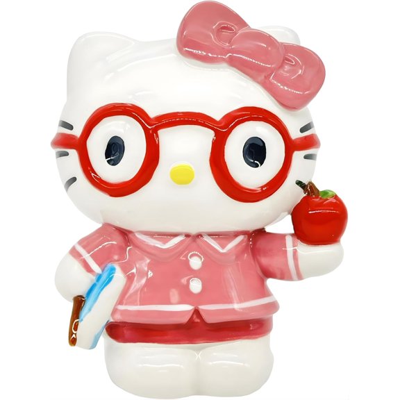 Blue Sky Clayworks Hello Kitty School Teacher Figurine, 4.5" L x 3.5" W x 5.75" H
