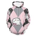 thumbnail image 1 of HELLO KITTY Hoodie with Pocket Anime for Men Women Couple Gift, 1 of 7