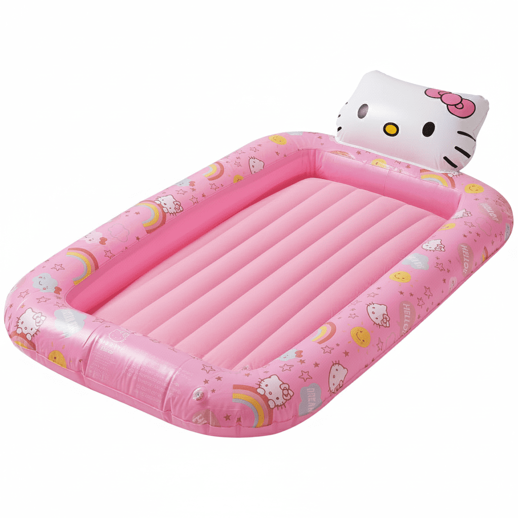Hello Kitty Inflatable Portable Kids Travel Bed