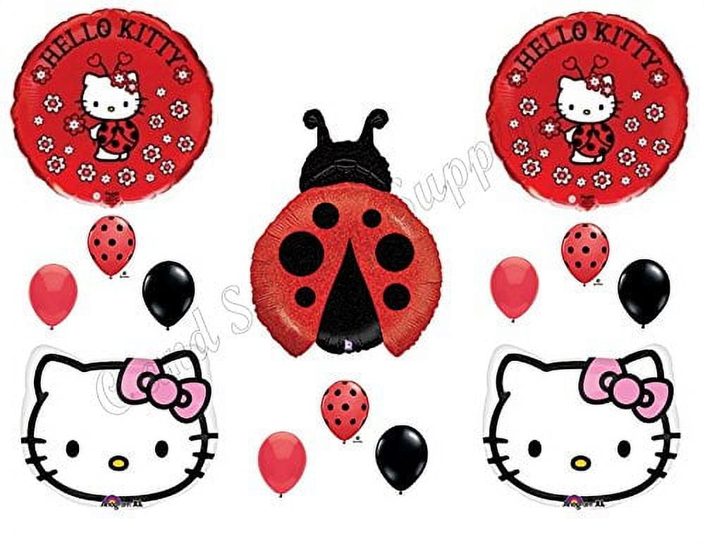 C & S PARTY SUPPLY HELLO KITTY LADYBUG BIRTHDAY PARTY Balloons Decorations Supplies Girl