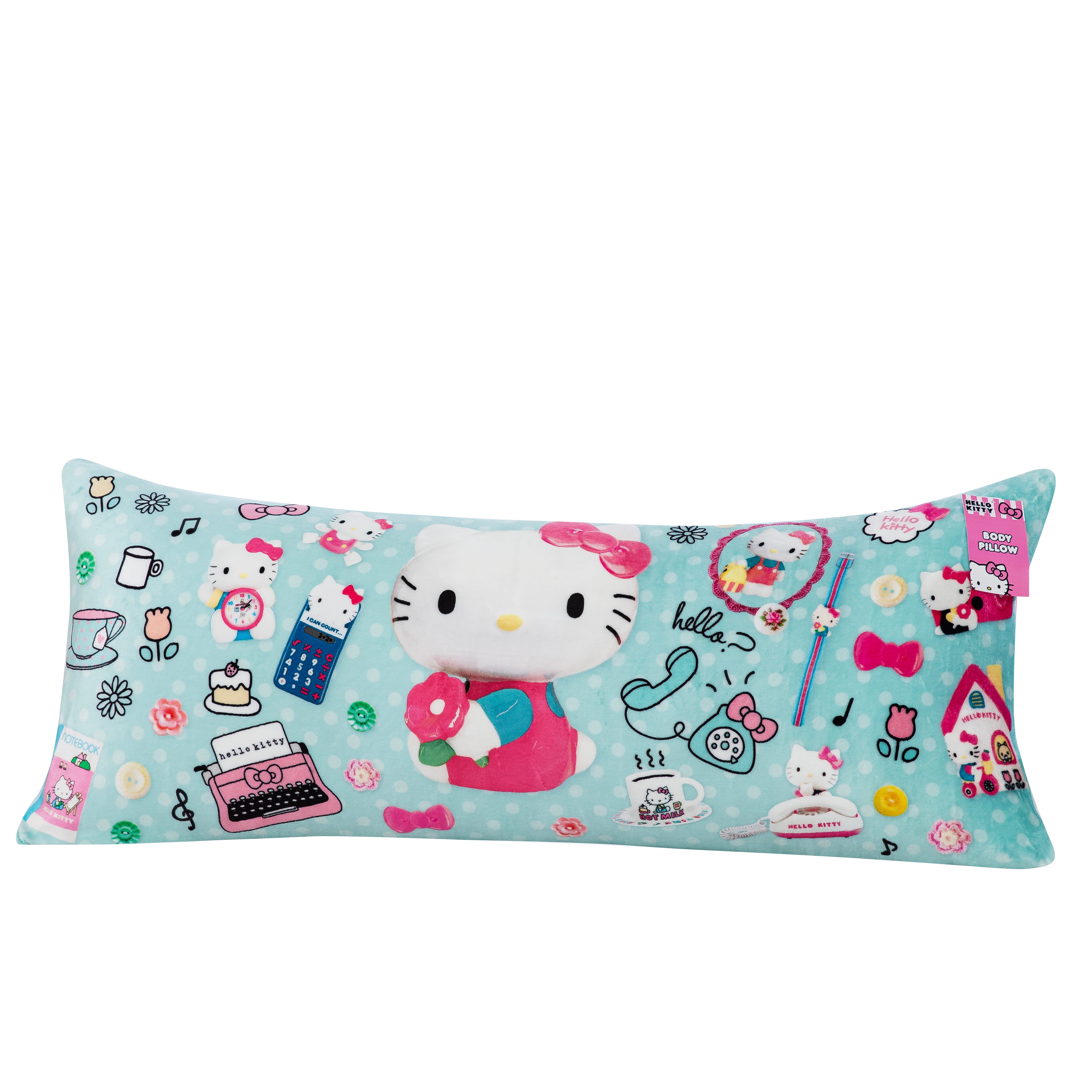 Hello Kitty Lets Go Retro 20x48 Body Pillow