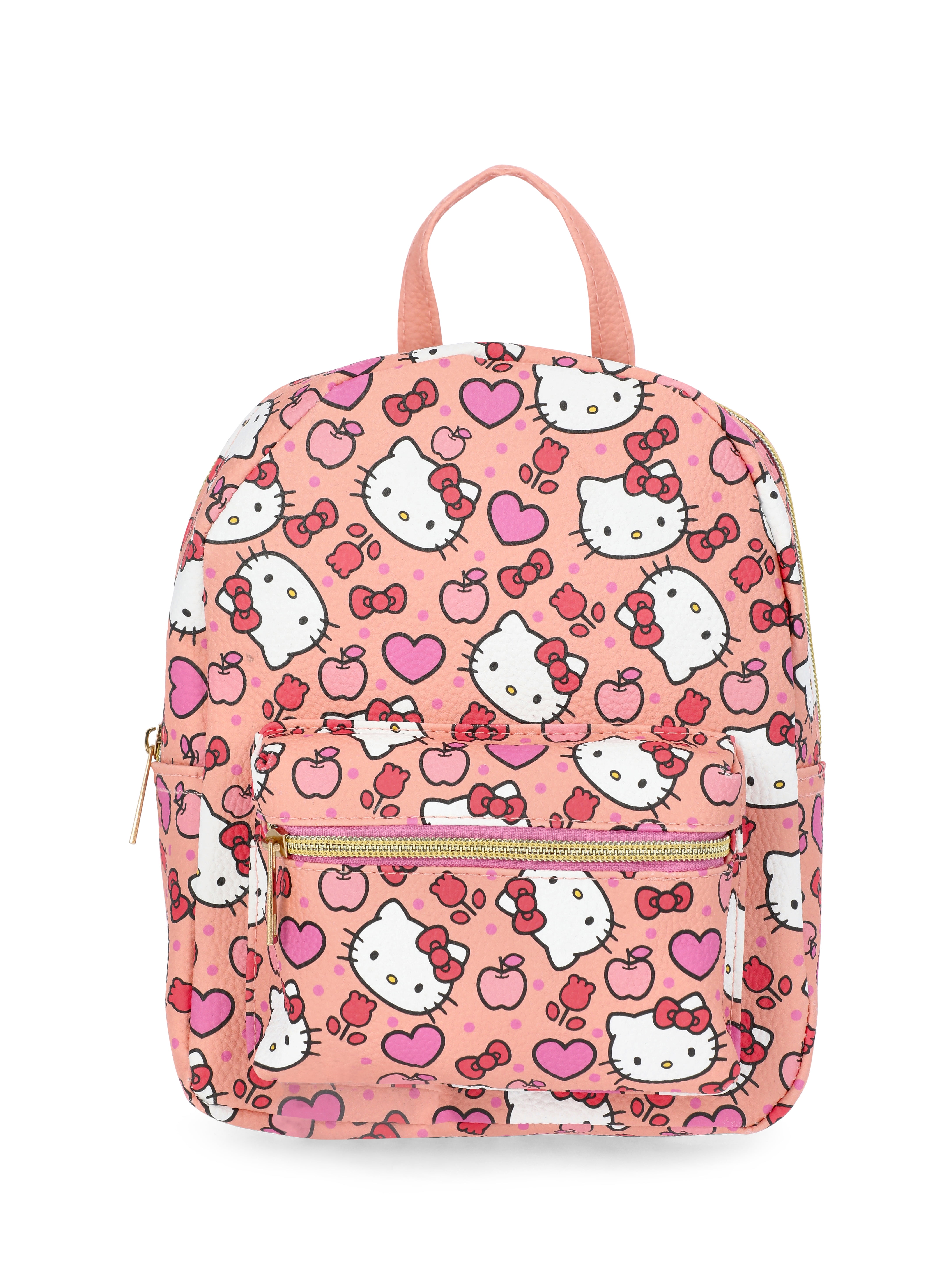 Sanrio Hello Kitty Girls Faux Leather Mini Backpack Sanrio Hello Kitty Girls Faux Leather Mini Backpack