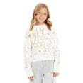 thumbnail image 1 of Hello Kitty Girls Graphic Eyelash Glitter Sweater, Sizes 4-16, 1 of 5
