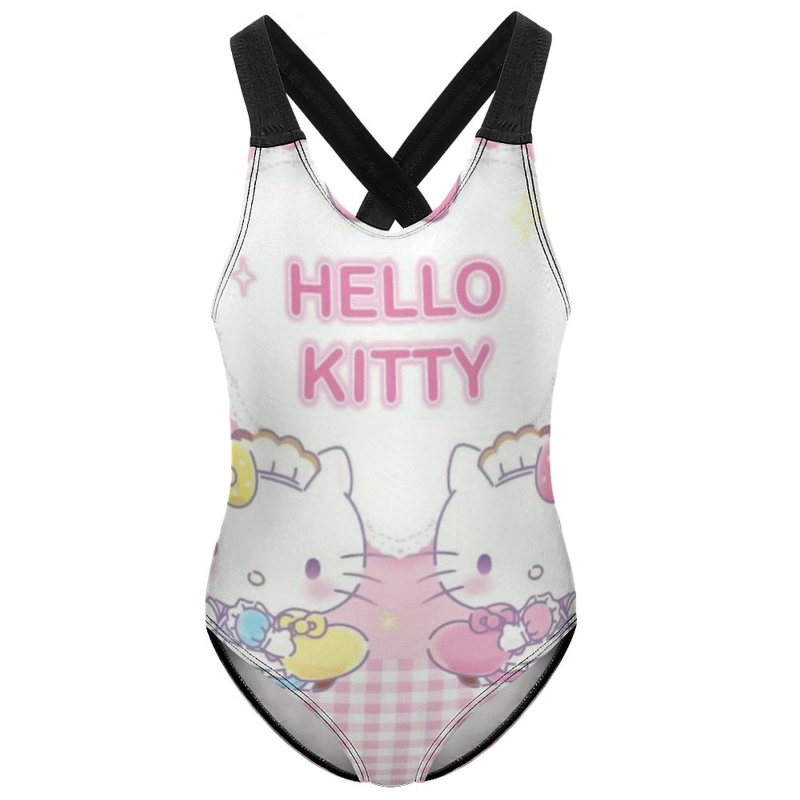 HELLO KITTY Swimsuit Anime Cute for Girls Gift 7-9Y（120cm） HELLO KITTY ...